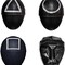 Edge Collections - Black - Squid Masked Man Game Halloween Mask - 1 Piece